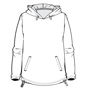 Fashion sewing patterns for Sweatshirt 7095